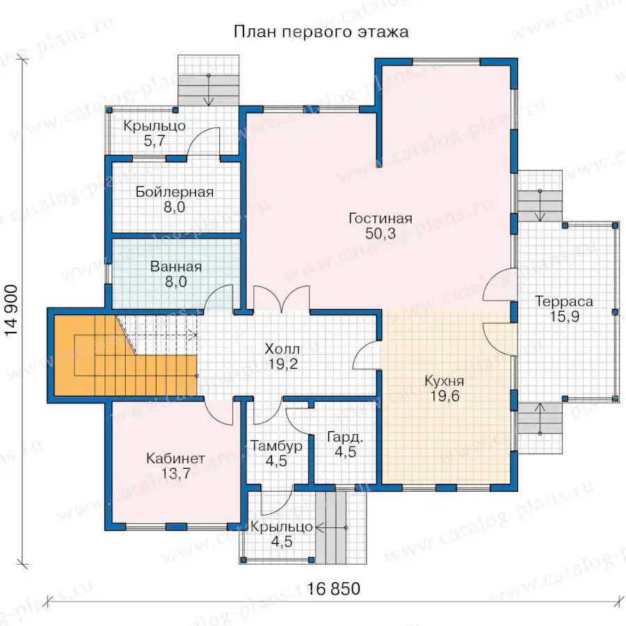 13-02X - план первого этажа