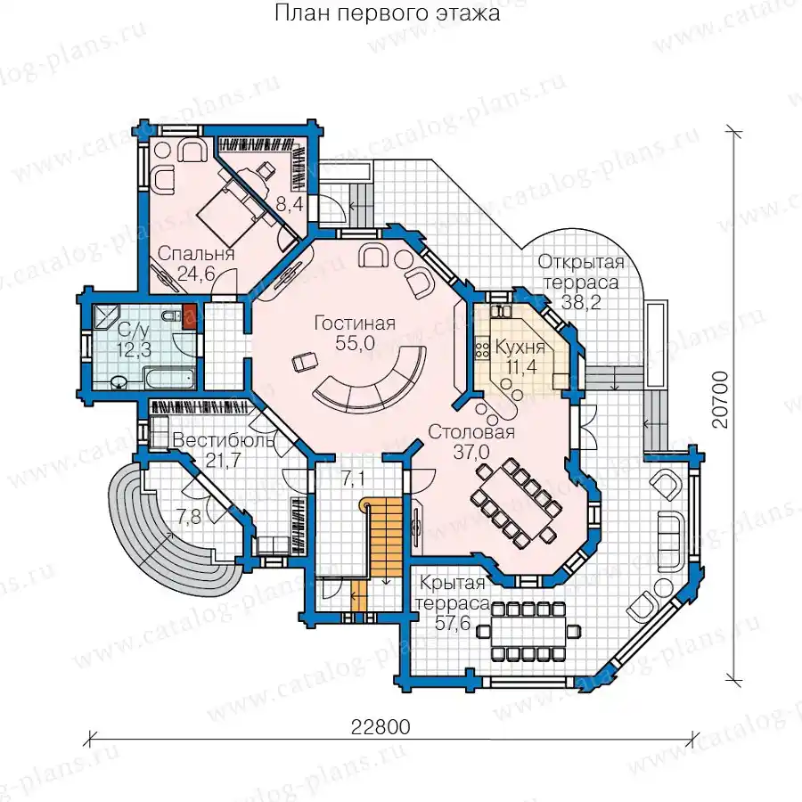 13-80 - план первого этажа