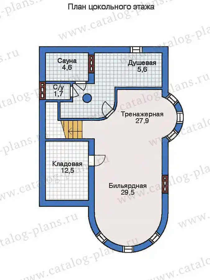 50-75 - план первого этажа