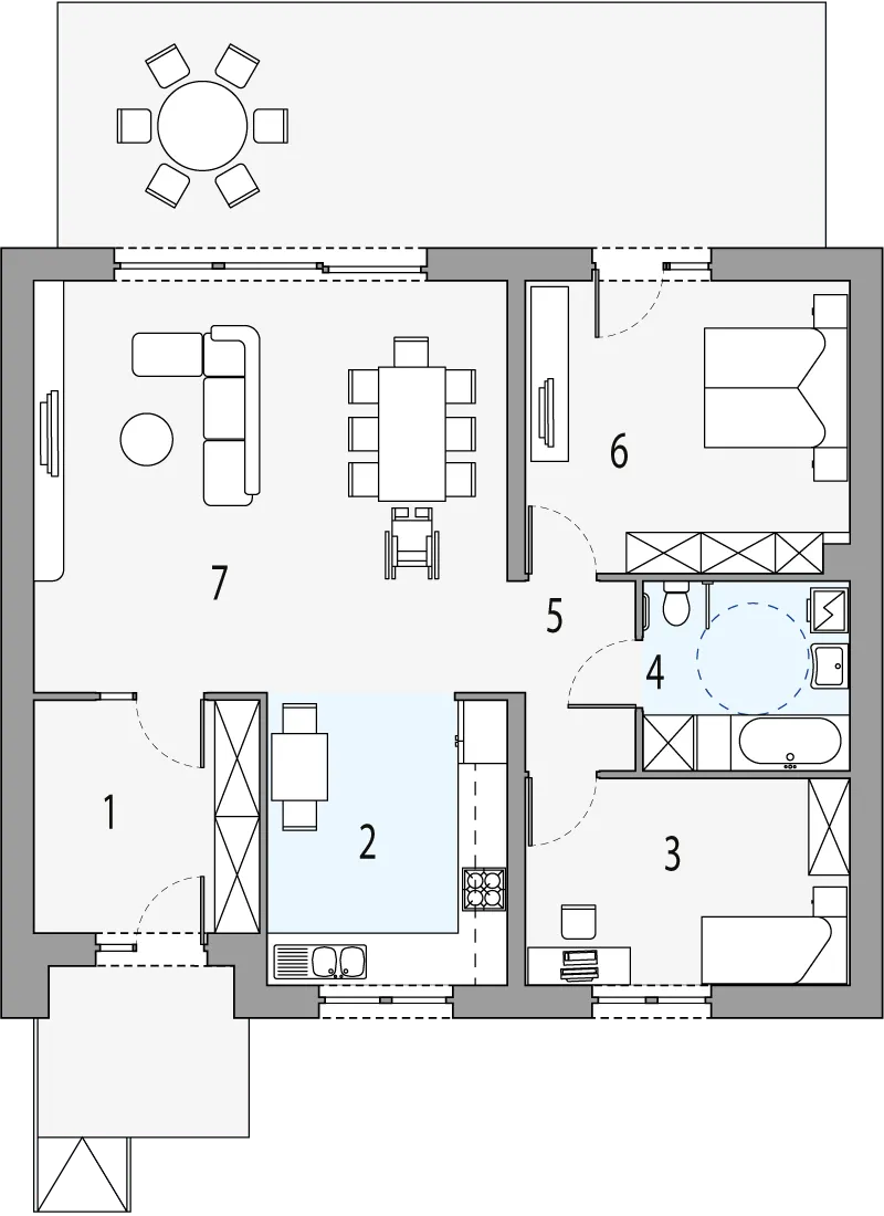 WRD2882 - план первого этажа