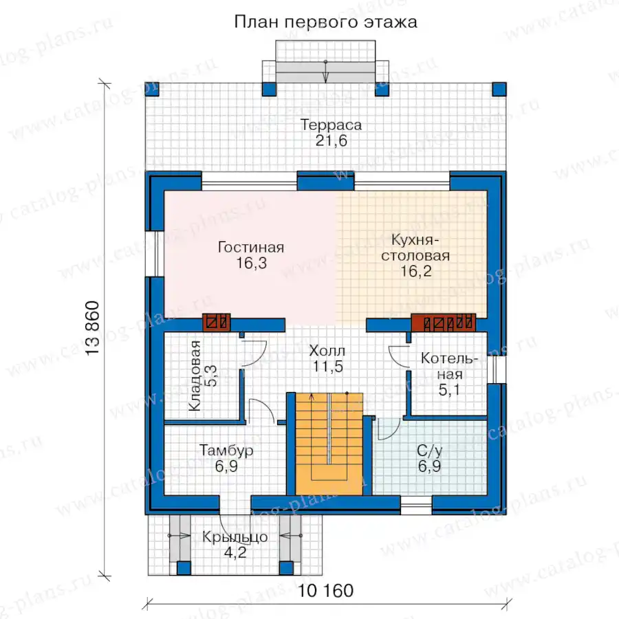 40-04ZBK1L - план первого этажа