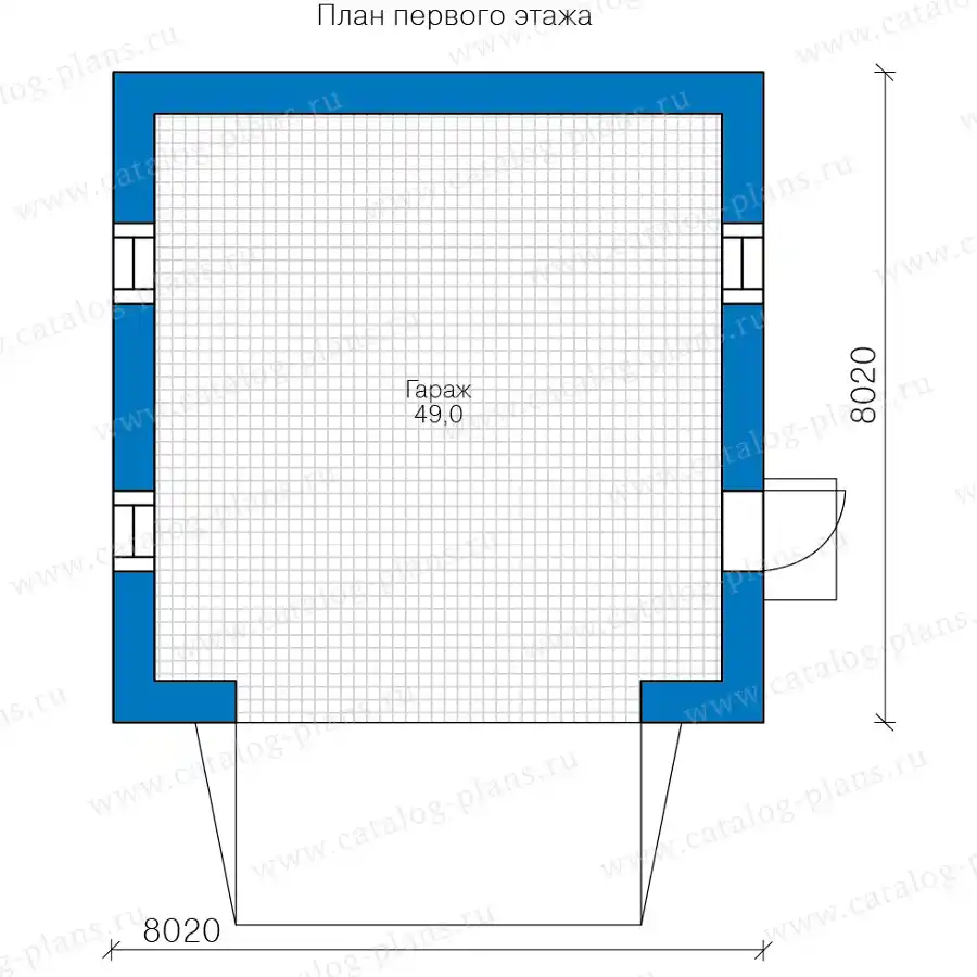 90-91L - план первого этажа