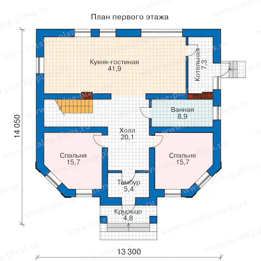 63-13BGL - план первого этажа