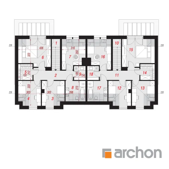 Изображение мансарды план