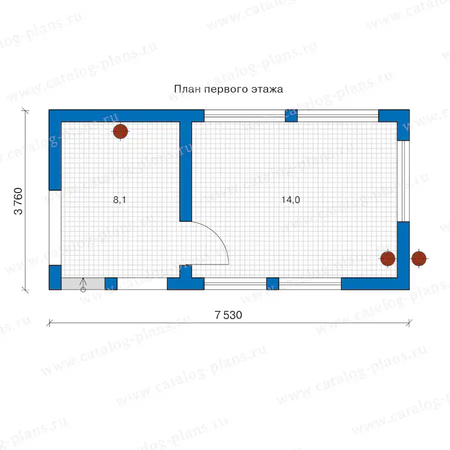 91-42 - план первого этажа