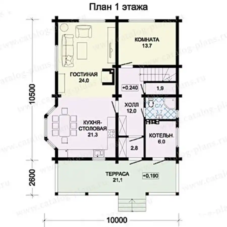 13-36 - план первого этажа