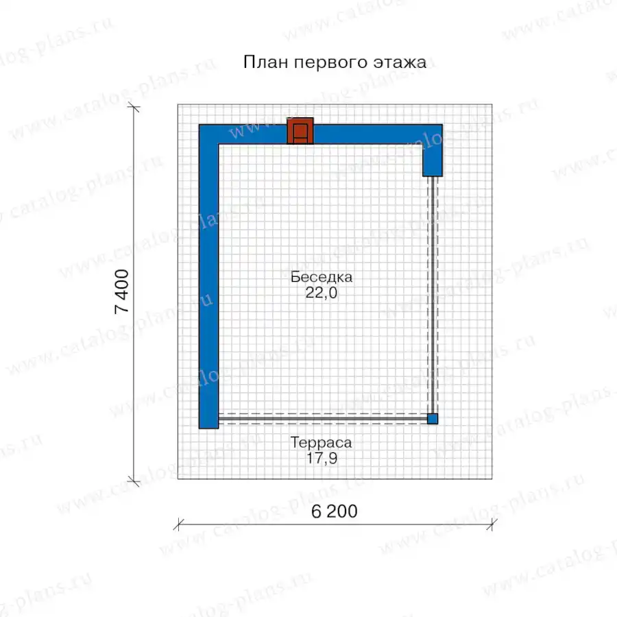 90-41A - план первого этажа