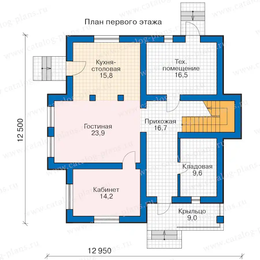 57-00X - план первого этажа