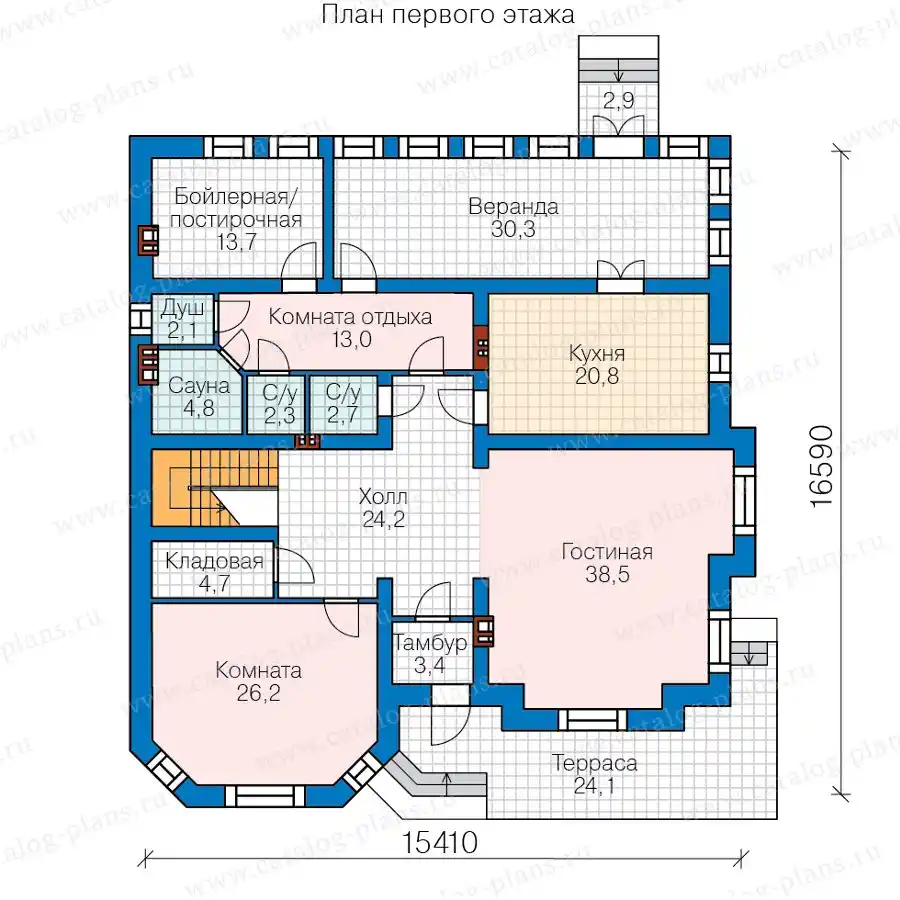 40-49AL - план первого этажа