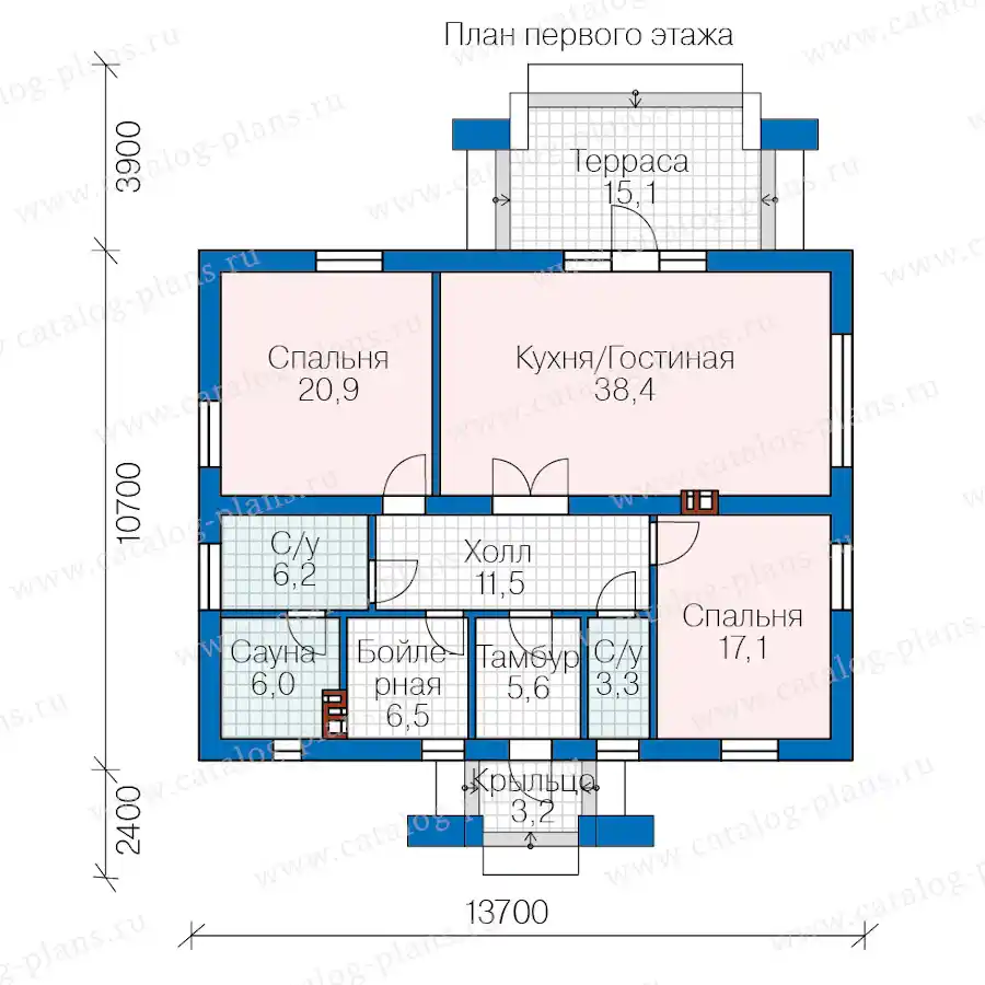 63-34 - план первого этажа