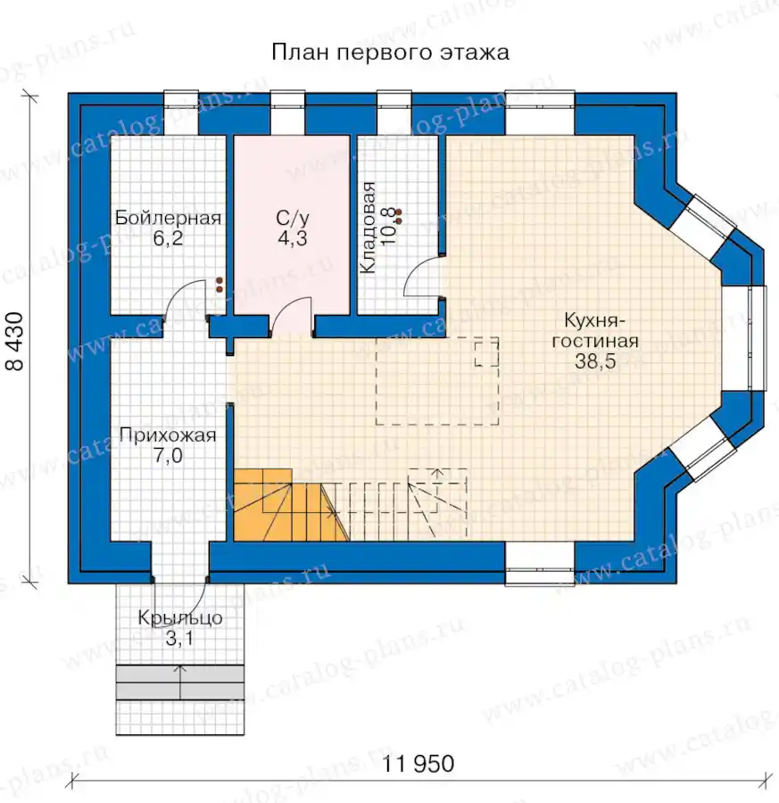 46-55 - план первого этажа