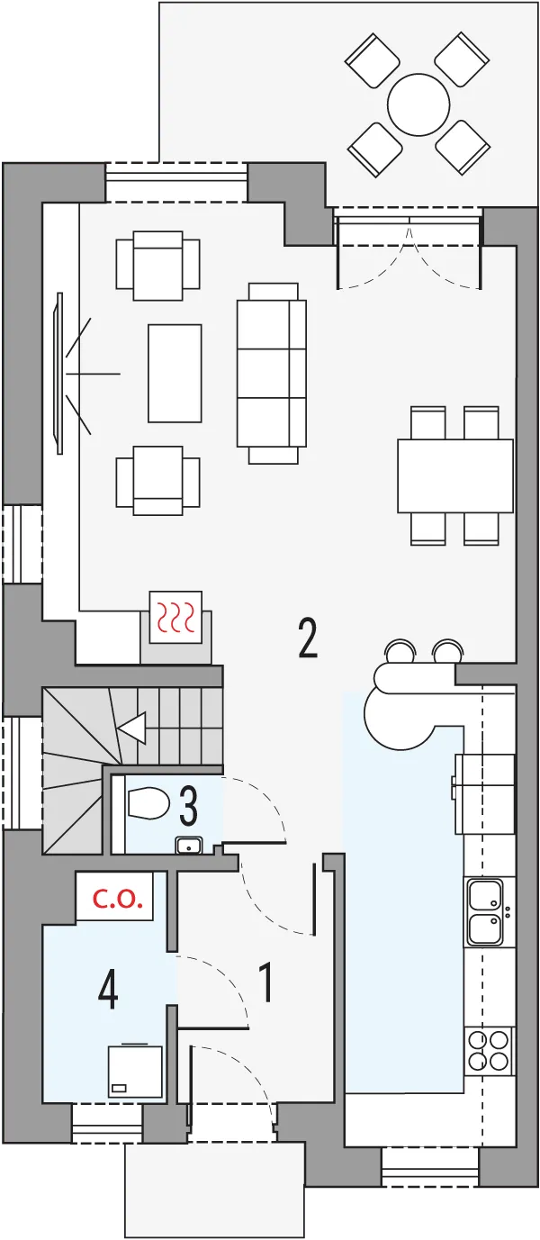 WRD2329 - план первого этажа