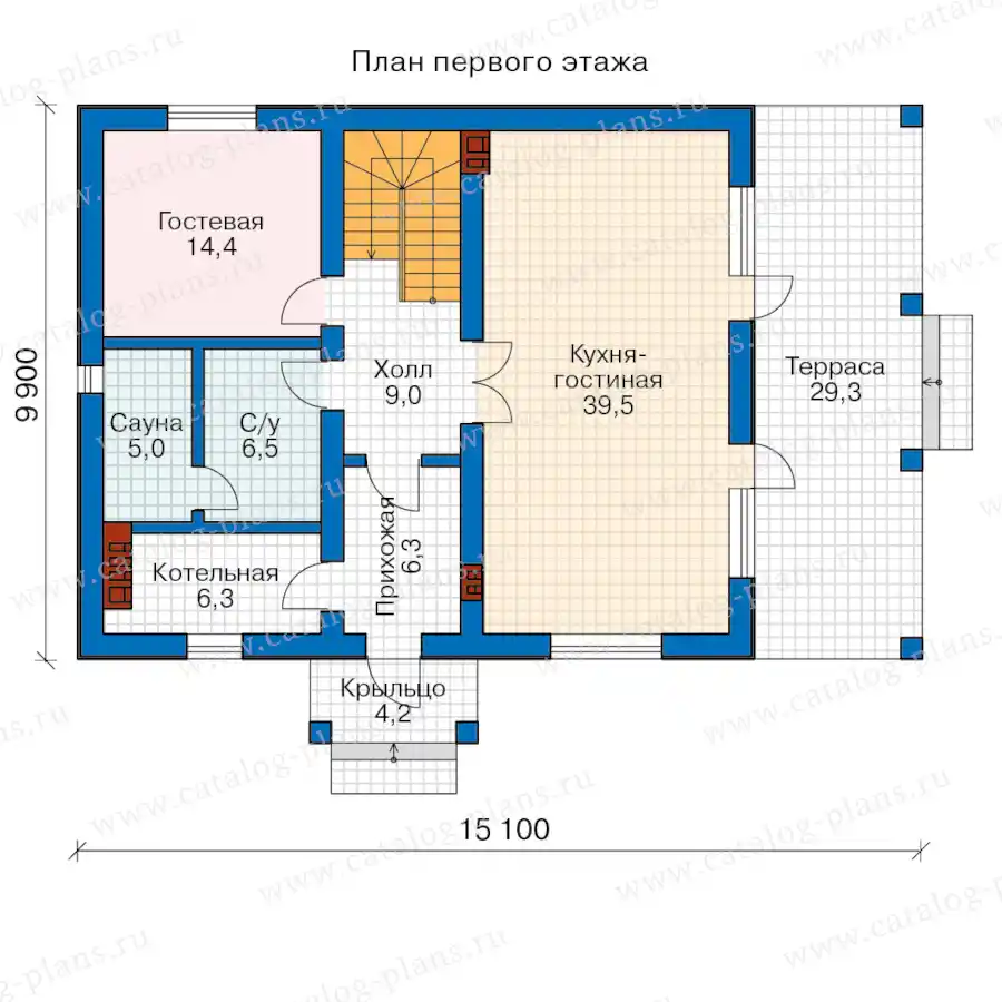 63-87A - план первого этажа