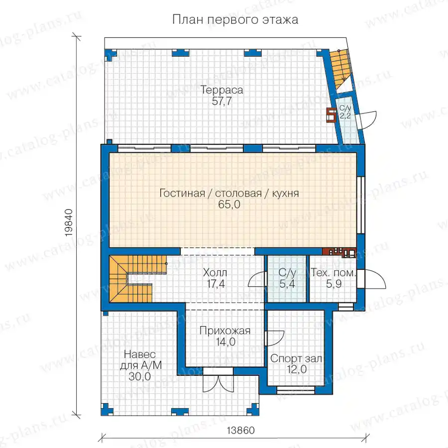 63-17 - план первого этажа