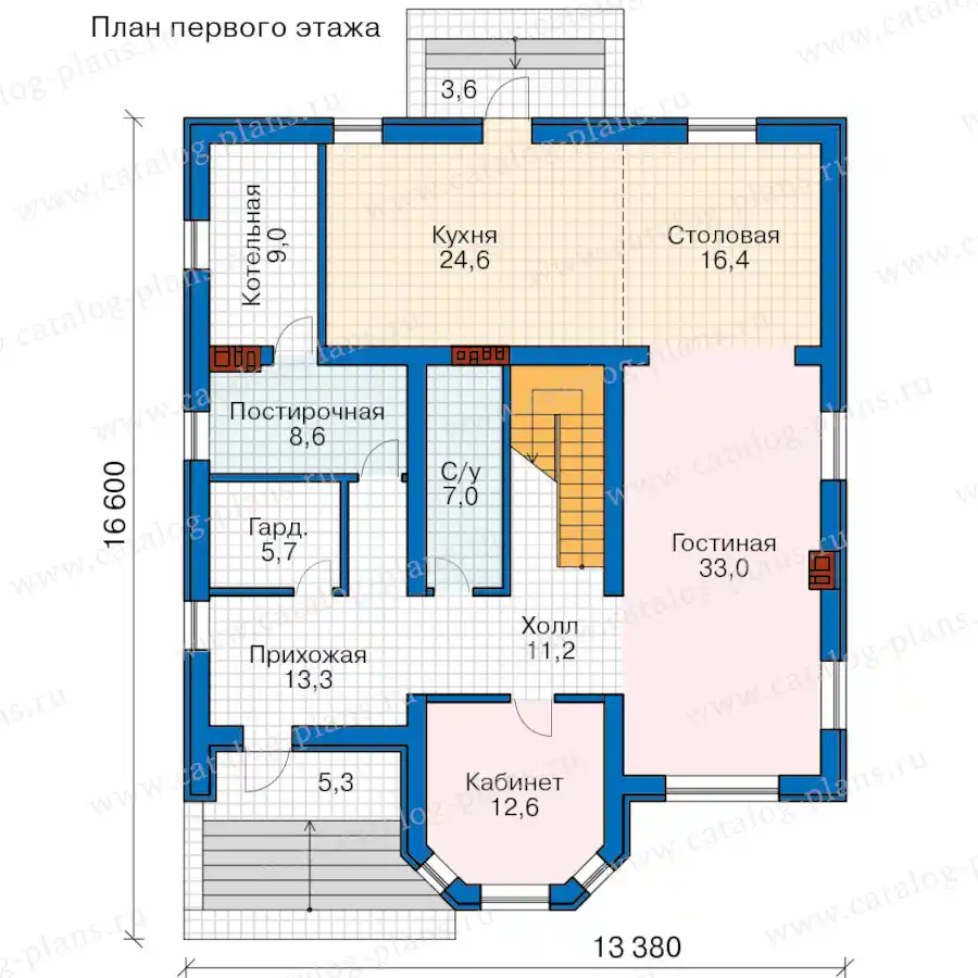 57-25NAK1L - план первого этажа