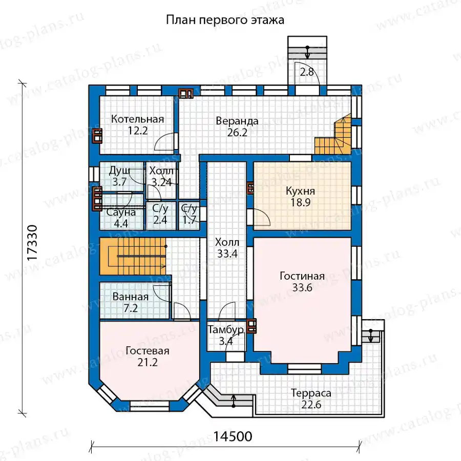 40-49D1L - план первого этажа