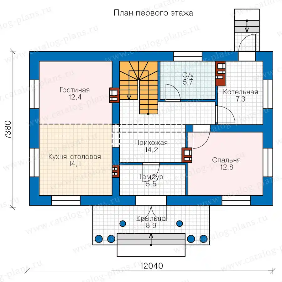 45-14 - план первого этажа