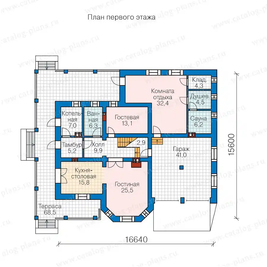 59-92AL - план первого этажа