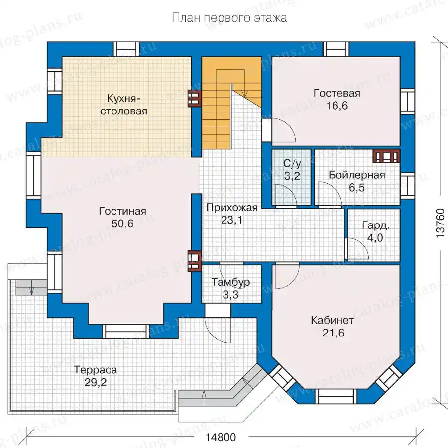 40-11KL - план первого этажа