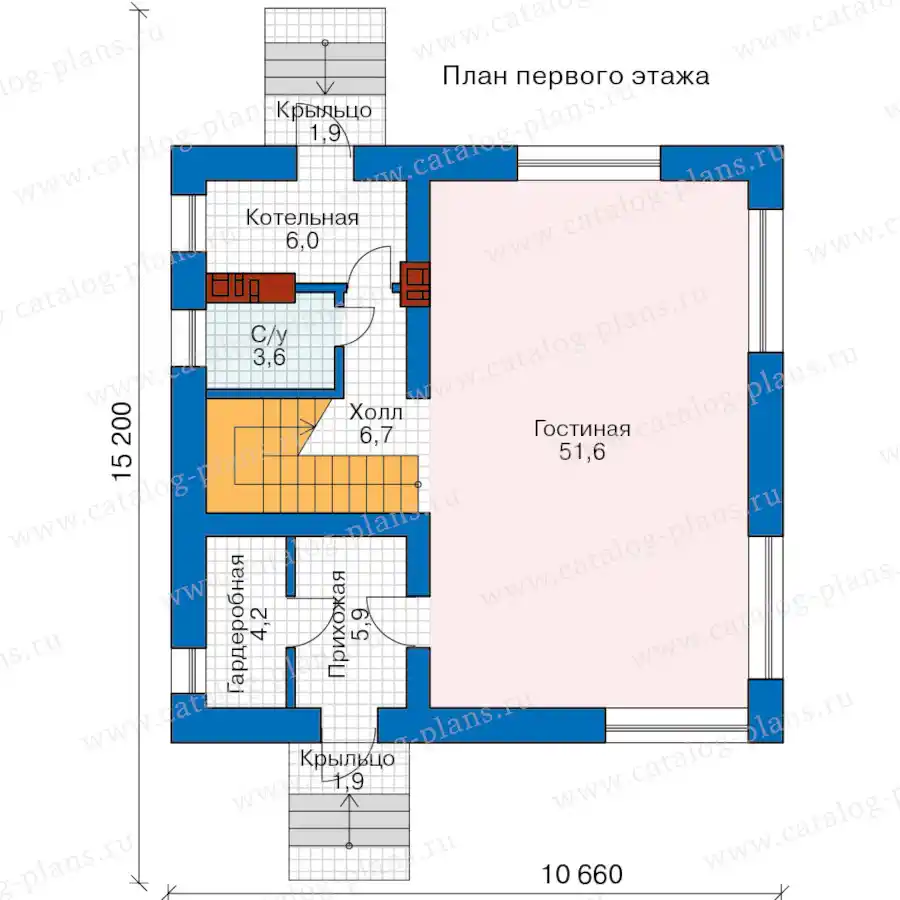 62-71BEABL - план первого этажа