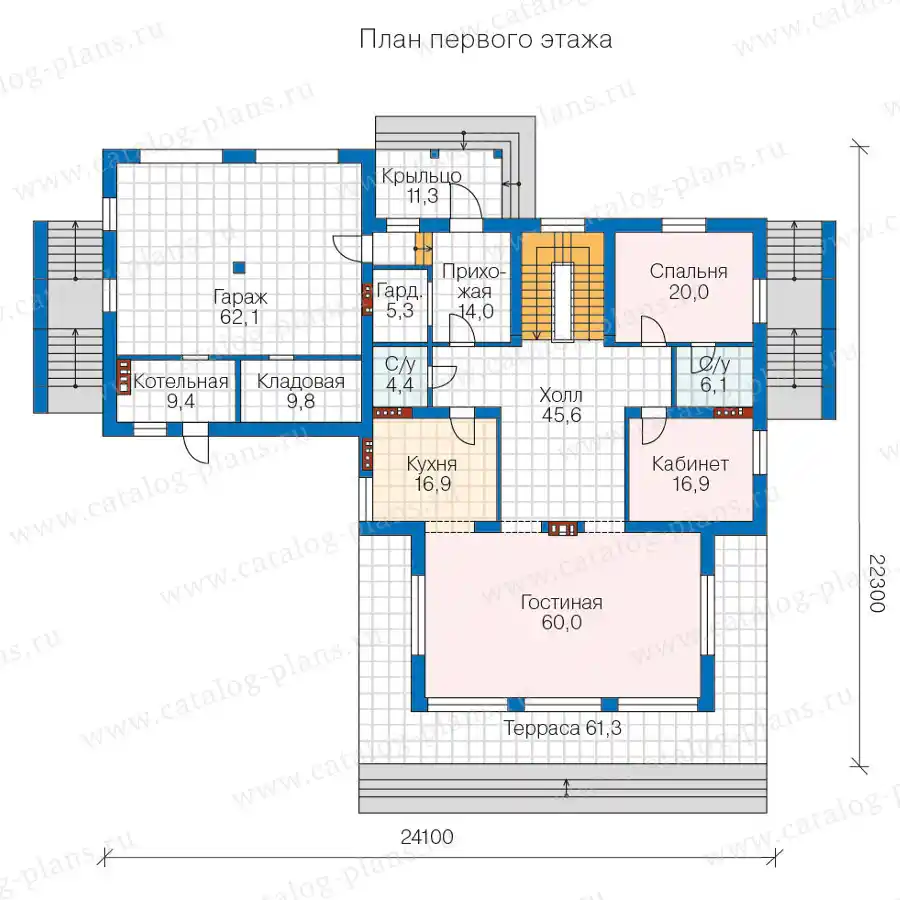 63-08A - план первого этажа