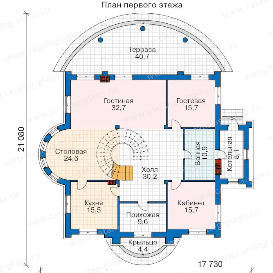 46-36AB - план первого этажа