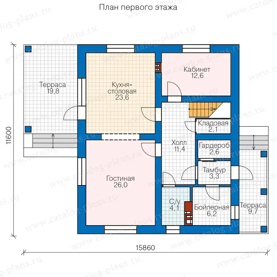 57-50A - план первого этажа