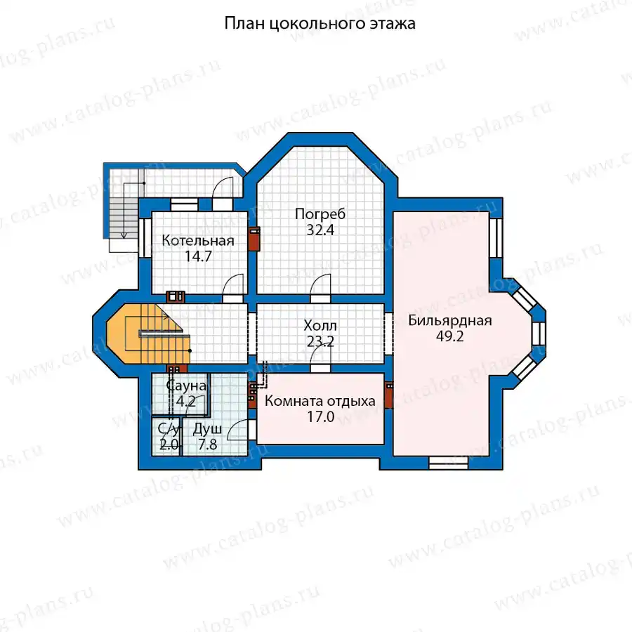 45-90L - план первого этажа