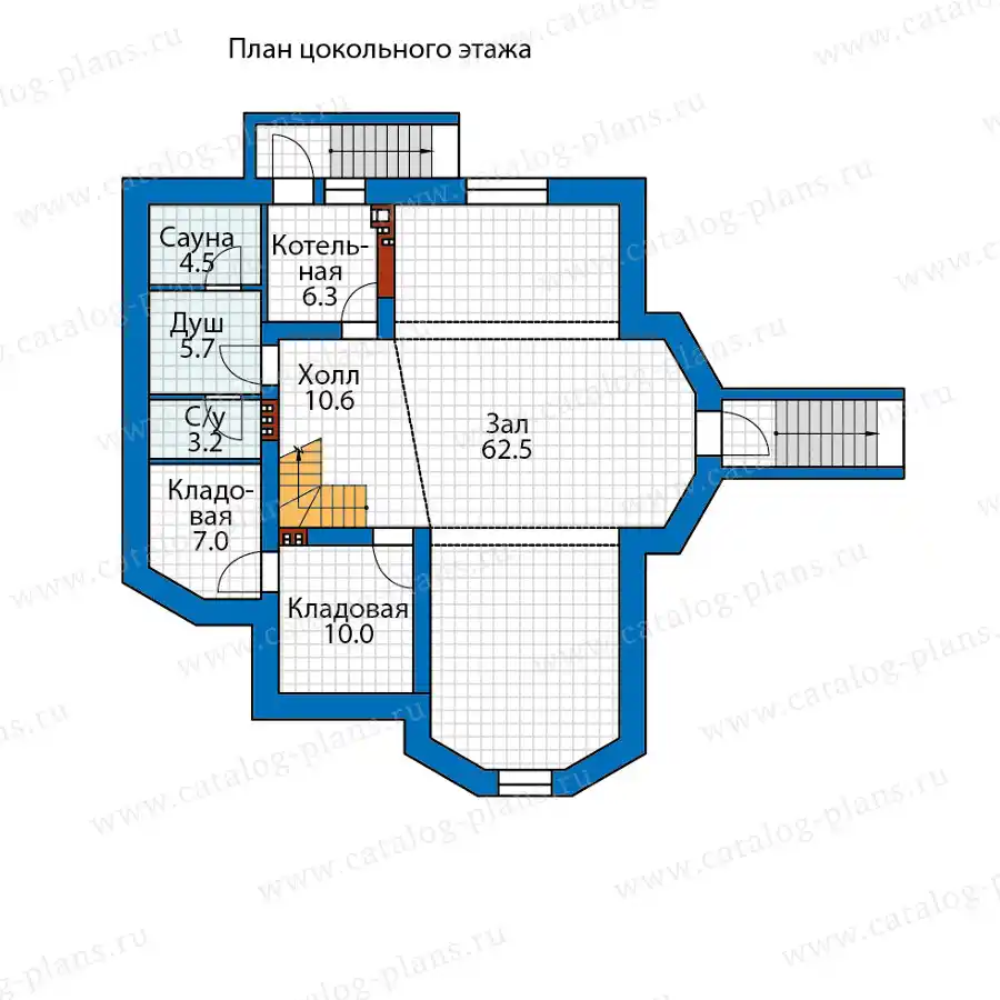 45-96K1L - план первого этажа