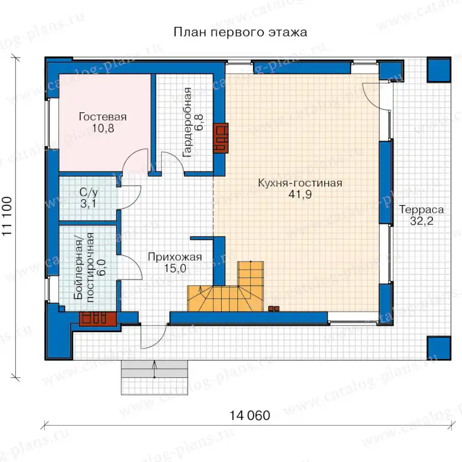 63-42BD - план первого этажа