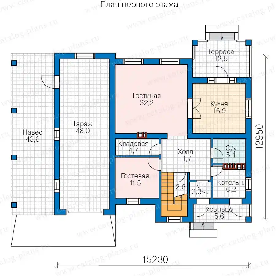 57-20P - план первого этажа