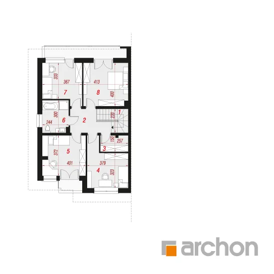 Изображение второго этажа план