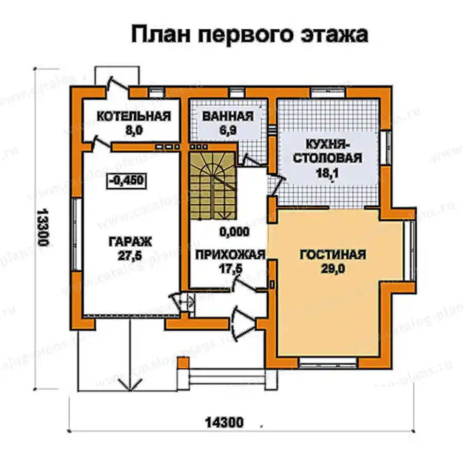 59-50 - план первого этажа