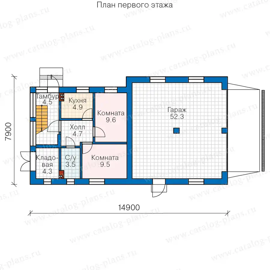 62-84 - план первого этажа