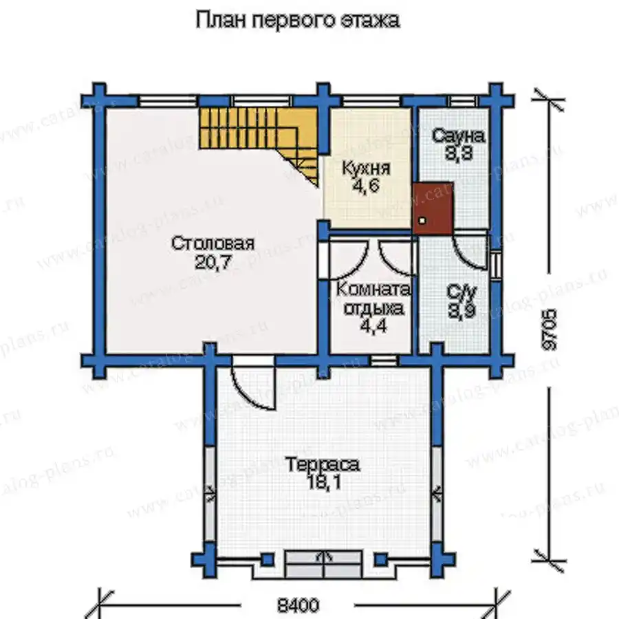 10-80 - план первого этажа