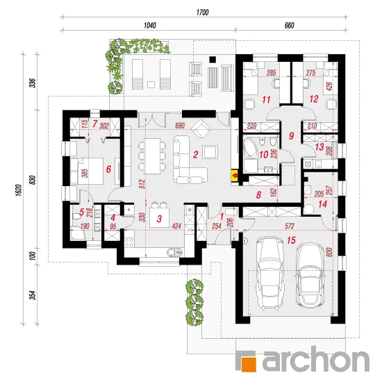 Изображение первого этажа план