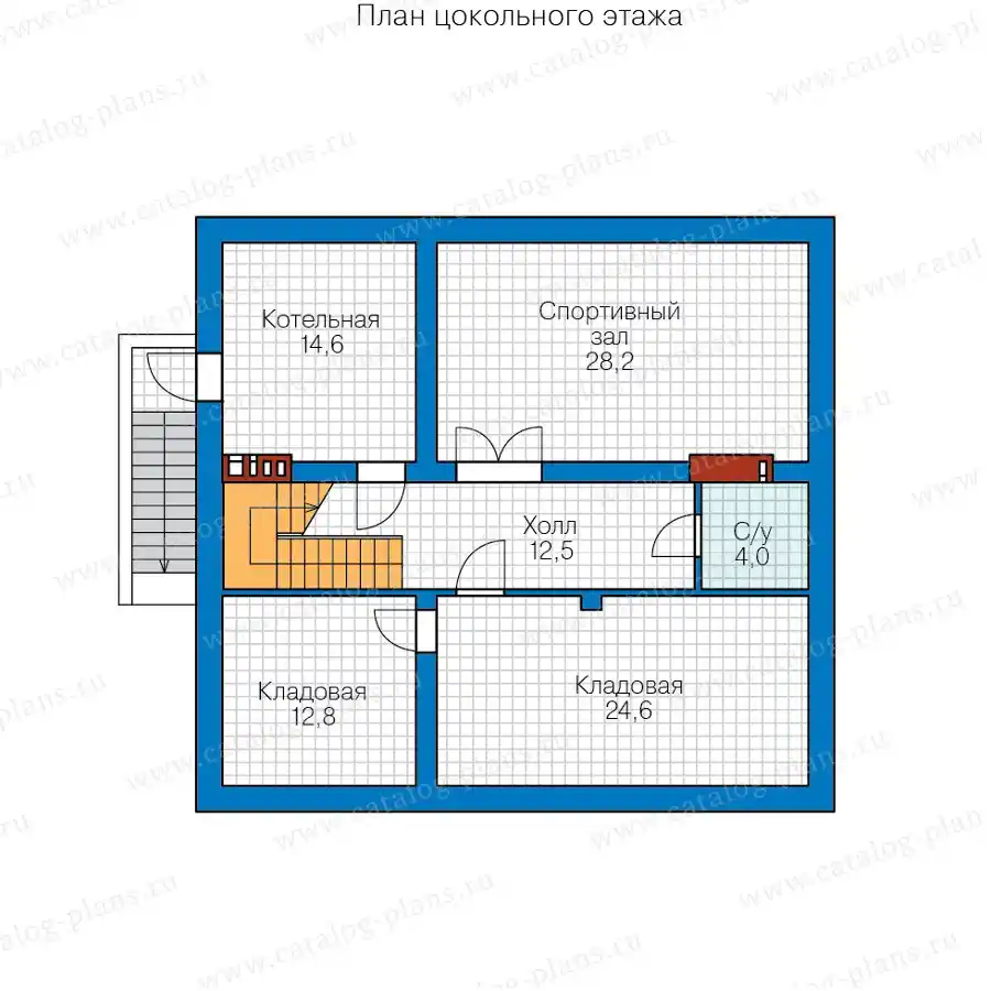 57-30CK - план первого этажа