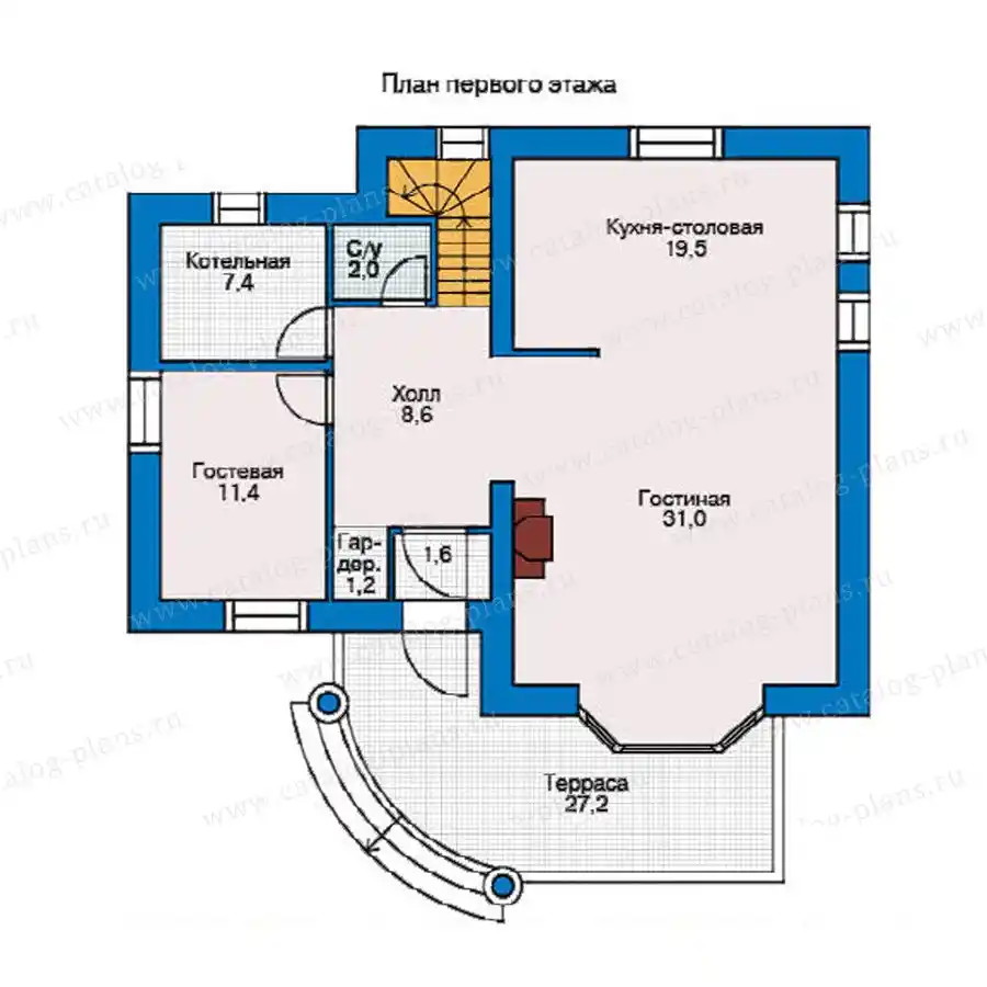 51-48 - план первого этажа