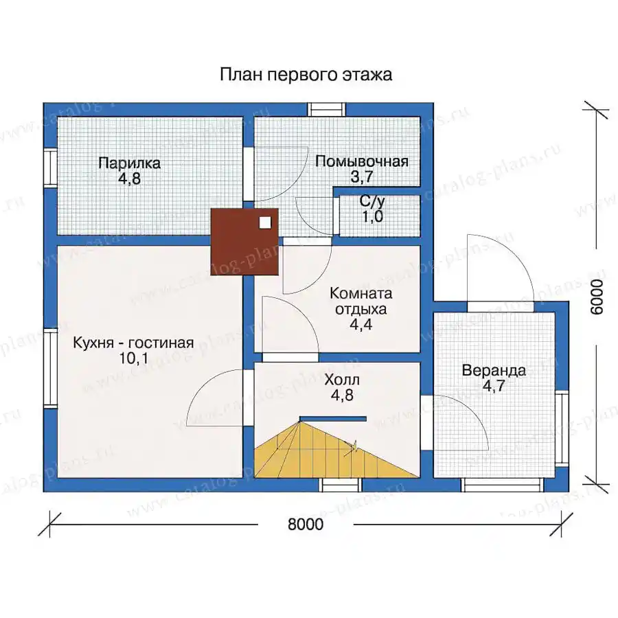 10-79 - план первого этажа