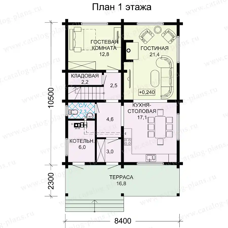 13-34A - план первого этажа