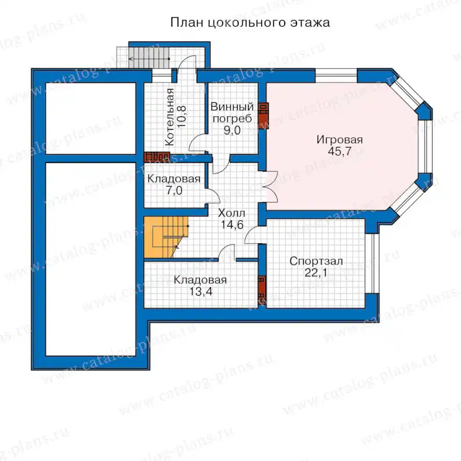 57-60EABGL - план первого этажа