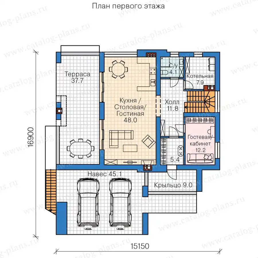 62-75 - план первого этажа