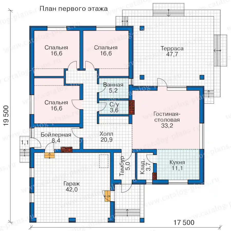 62-30F - план первого этажа