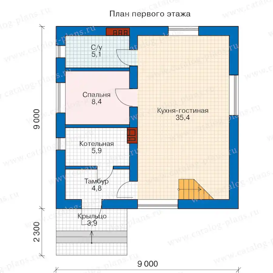 58-60A - план первого этажа