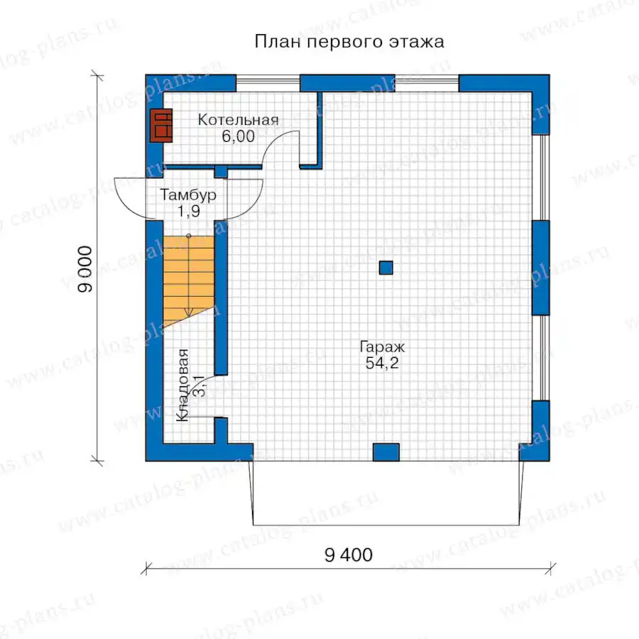 91-82 - план первого этажа