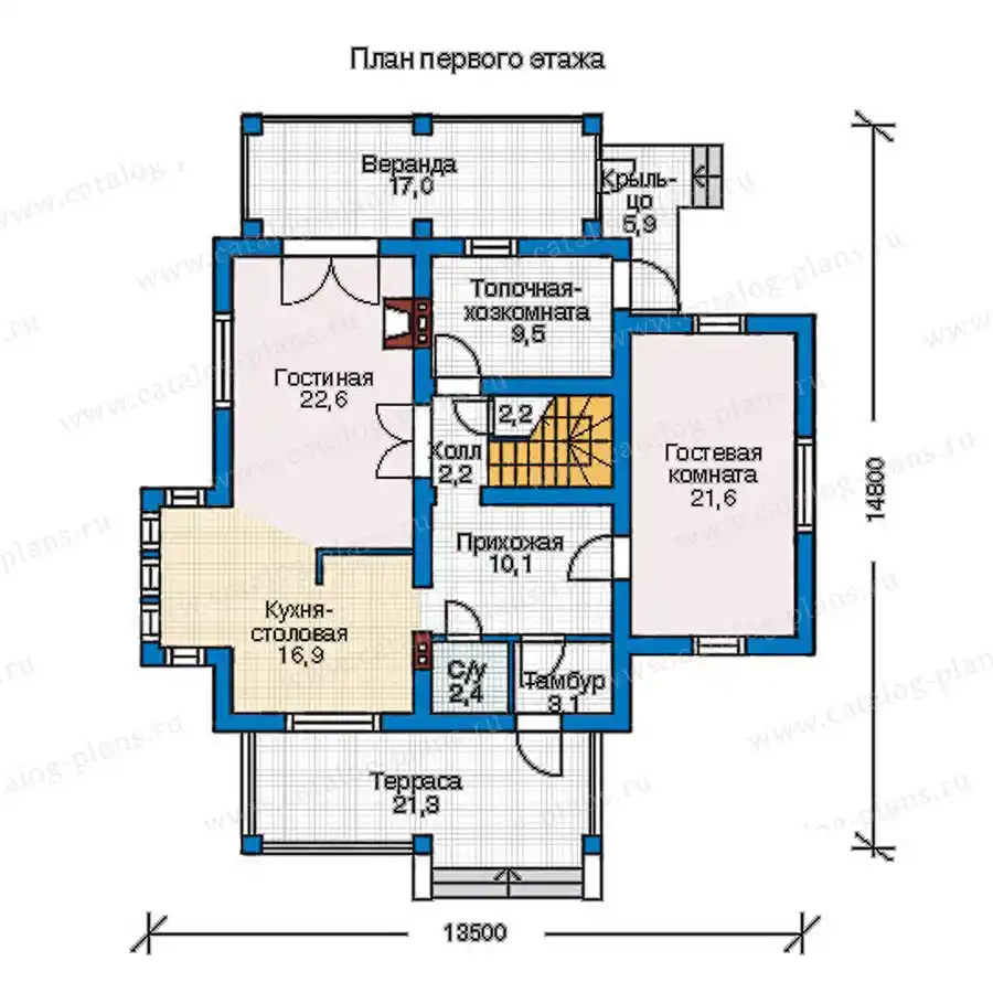 54-49 - план первого этажа