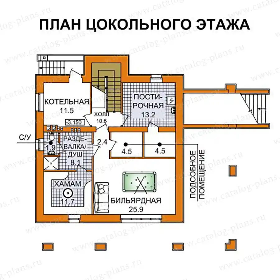 61-29L - план первого этажа