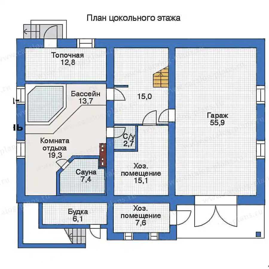 34-84 - план первого этажа