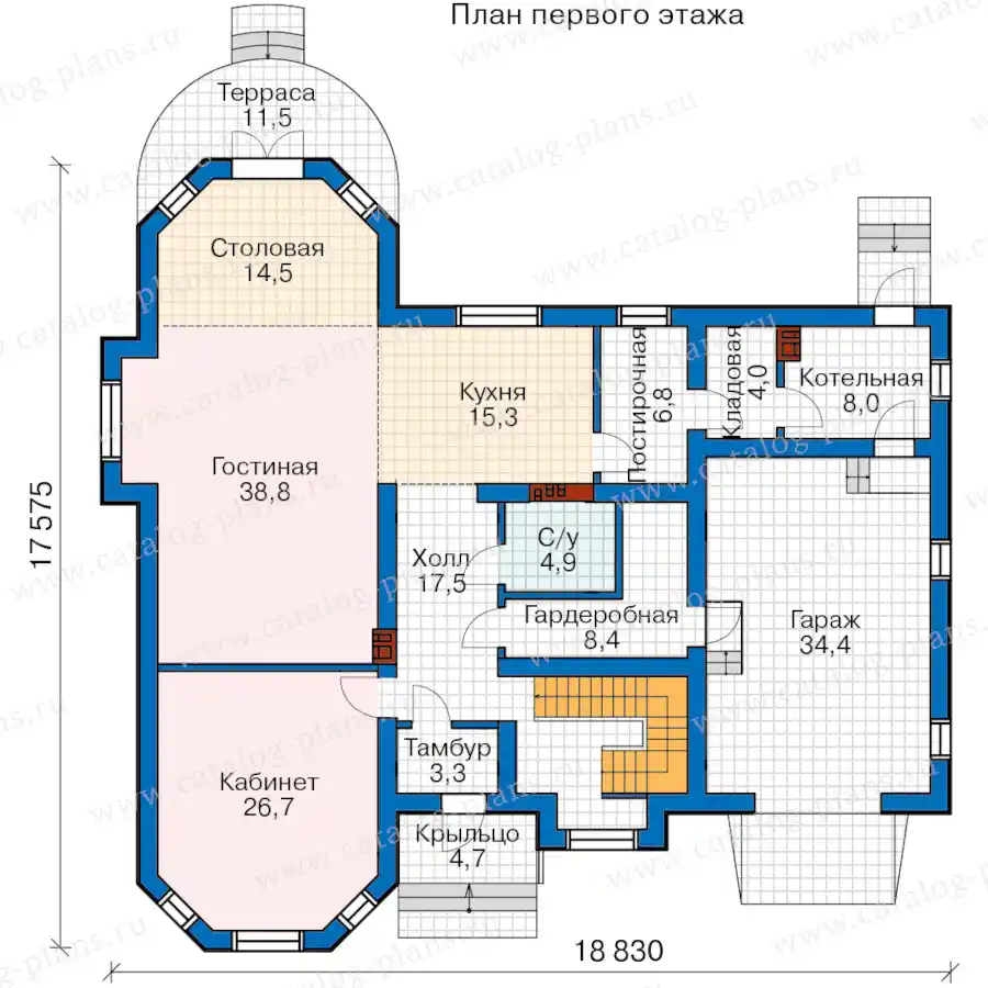 57-69 - план первого этажа