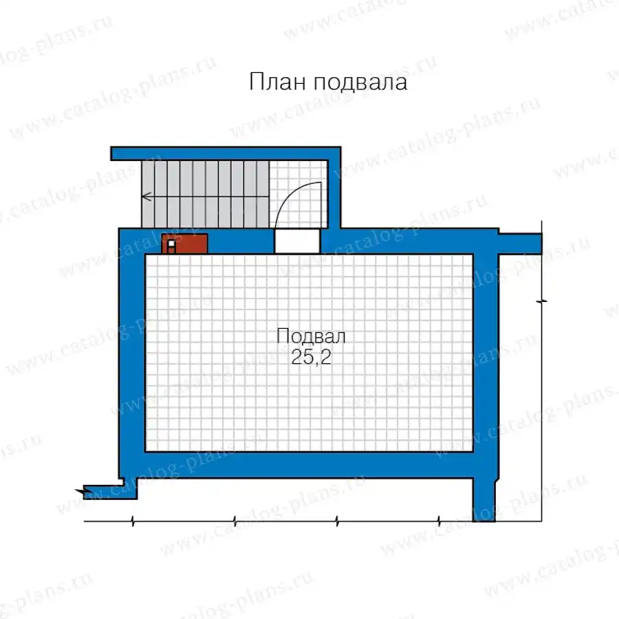 57-63BL - план первого этажа